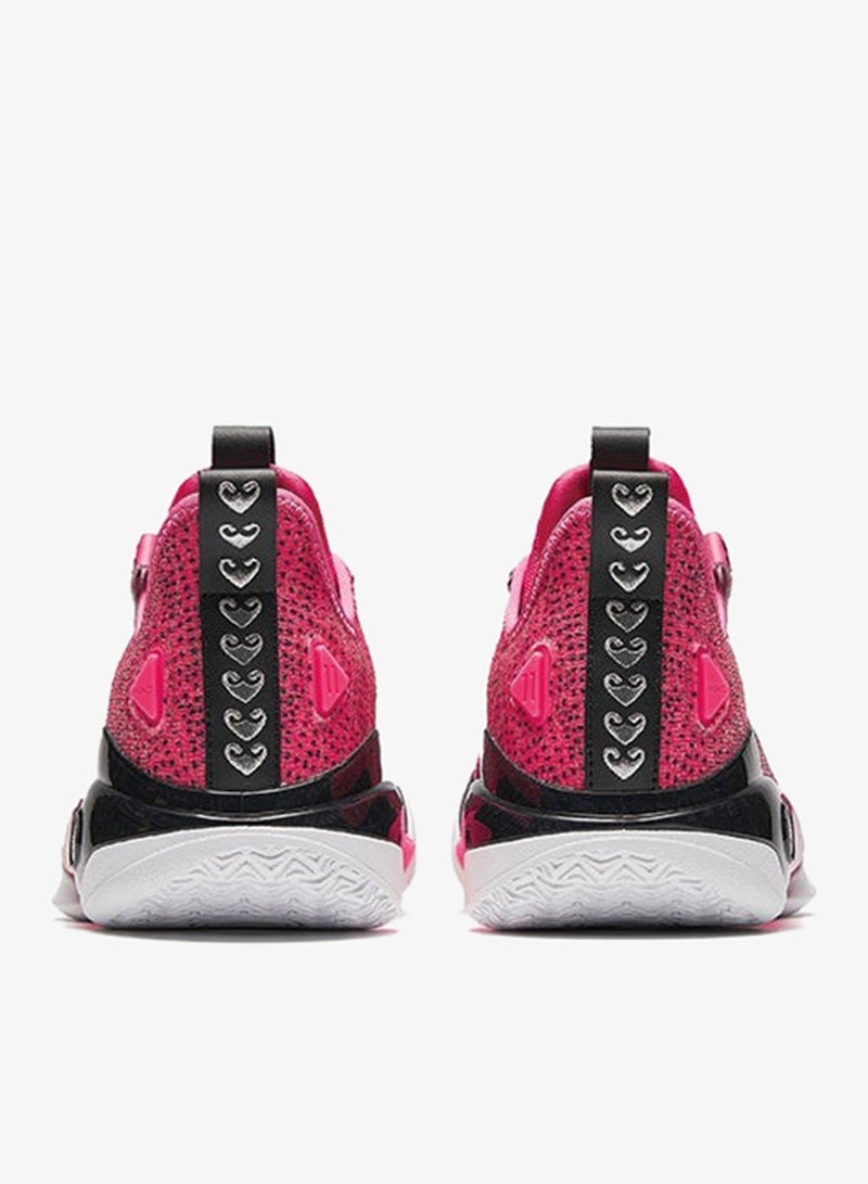 ANTA Shock Wave  5 Pro Wide Last Basketball Shoes Red - Image 4