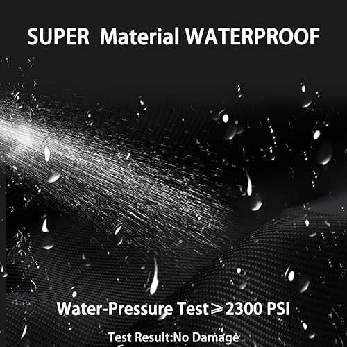 XXCXX Snow Blower Cover 24/26/28 in Heavy Duty 600D Waterproof Snowblower Cover,Outdoor Snow Thrower Protector,Universal for EGO,PowerSmart,Cub Cadet,Honda,Ryobi,Ariens,Troy Bilt,Snow Joe,Toro - Image 5