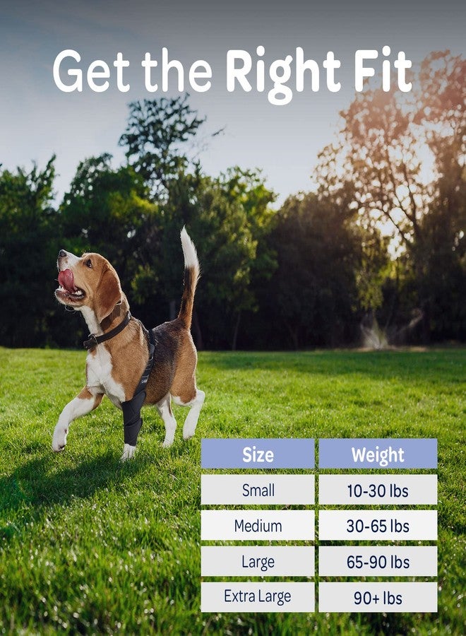 Labra Dog Canine K9 Shoulder Elbow Callus Pain Relief Brace - Hot Spot Hygroma Hotspot Wound Chewing Protector Wrap For Arthritis, Sprained, Injured Joints Vet Approved - Small, Left Leg - Image 4