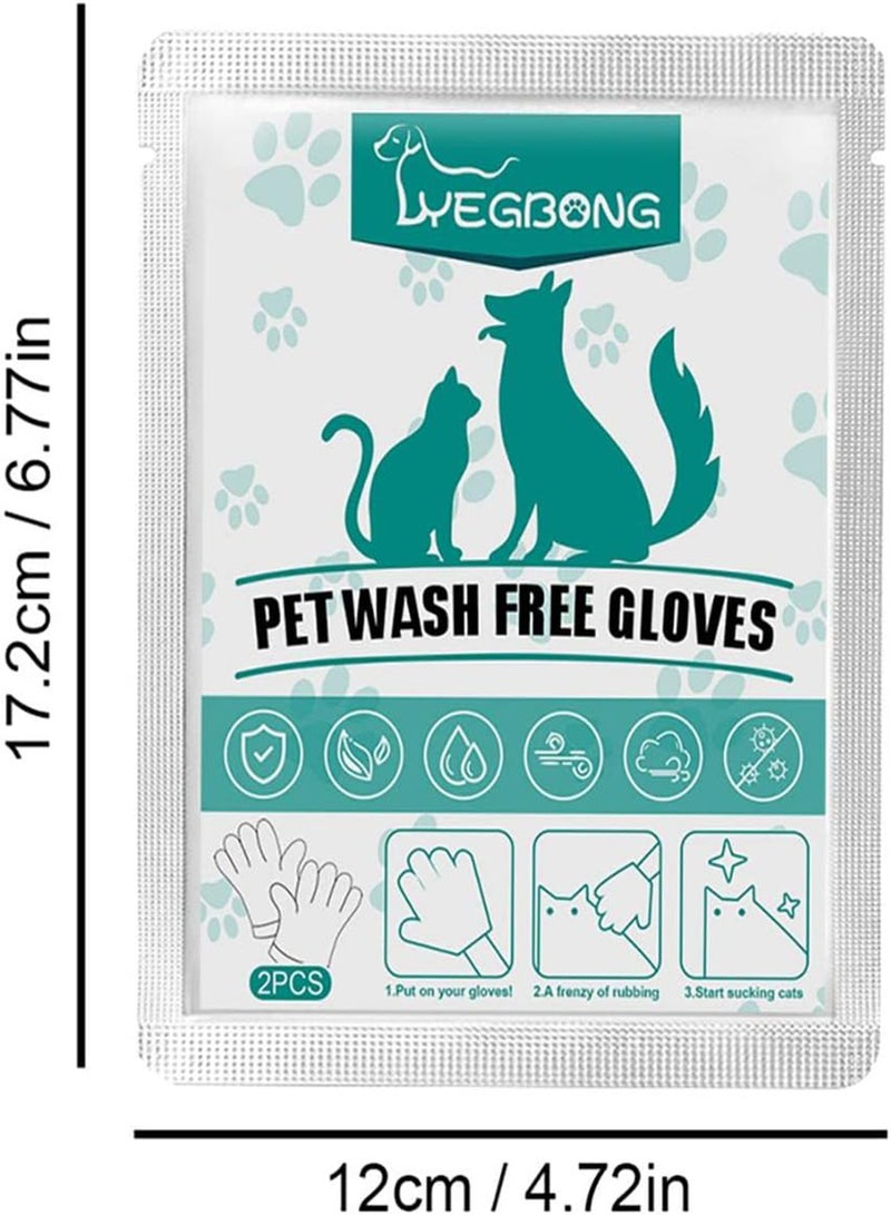 GGOOT Dog Glove Wipes for Dogs Cats,Multi Purpose Cleaning Pet Wipes | Hygienic Wipes Gloves for Dogs Cats, Grooming Wipes for Easy Use on Paws, Body and Bum - Image 4
