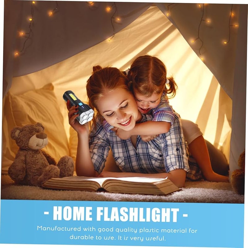 Rechargeable Mini LED Flashlight High Lumens Portable Outdoor Plastic Multifunction - Image 5