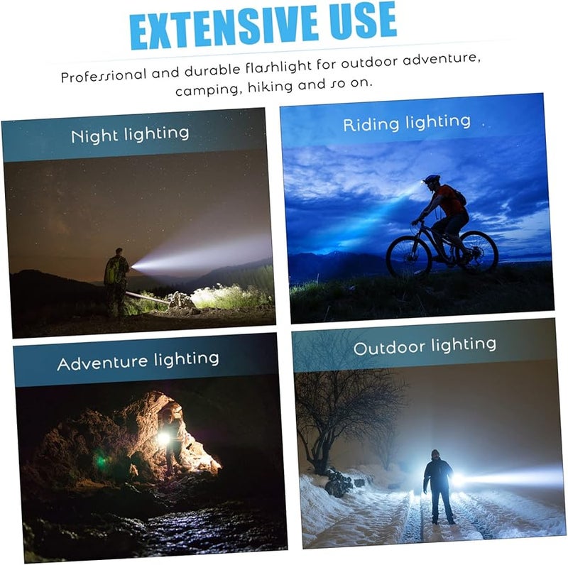 Rechargeable Mini LED Flashlight High Lumens Portable Outdoor Plastic Multifunction - Image 3