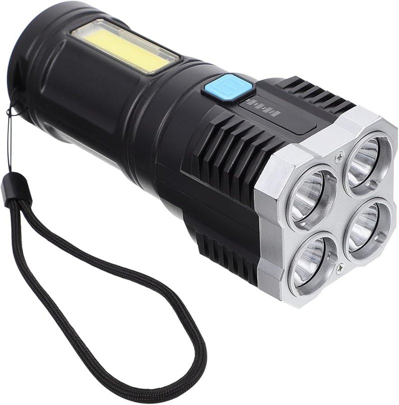 Rechargeable Mini LED Flashlight High Lumens Portable Outdoor Plastic Multifunction - Image 1