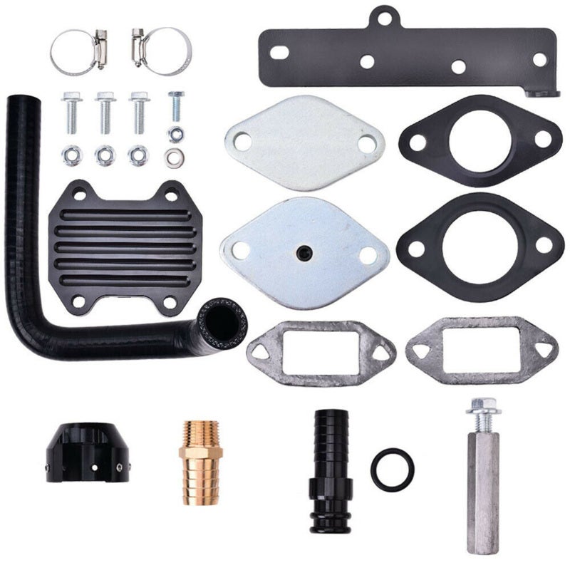 Diesel Cooler Kit: Aluminum Alloy Turbo Fitment - Eliminates Soot Build Up & Cooler Coolant Temperatures for Ram 2500, Ram 3500, Ram 4500 With Cummins Engine Truck Upgrade - Image 1