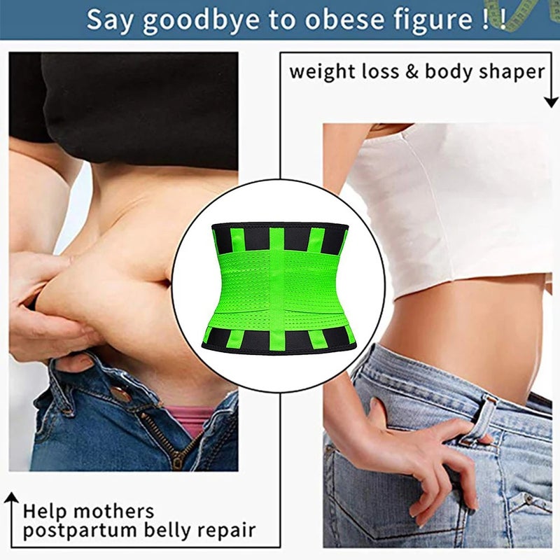 Bluejw Waist Trimmer Belt - Unisex Waist Cincher Body Shaper Sweat Belt for Weight Loss & Fitness Training - Image 5