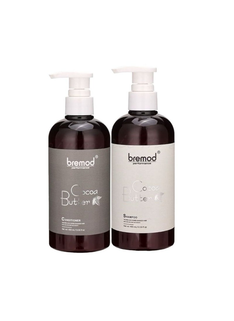 BREMOD - Cocoa butter shampoo and conditioner - Image 1