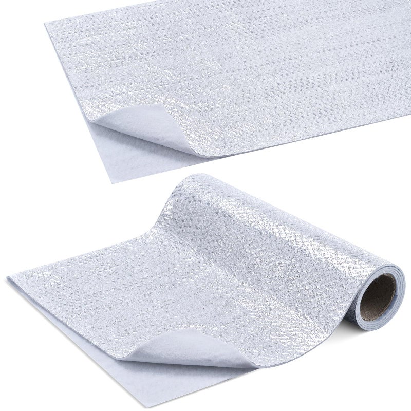 Treela 1 Roll 24 Inch x 1 Yard Heat Resistant Batting for Potholders Insulated Fabric Thermal Lining Batting for Potholders Heat Reflective Fabric - Image 1