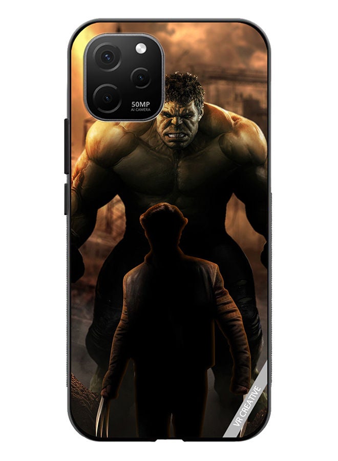VR CREATIVE Protective Case Cover For Huawei Nova Y61 Hulk Vs Xman Design Multicolour - Image 1