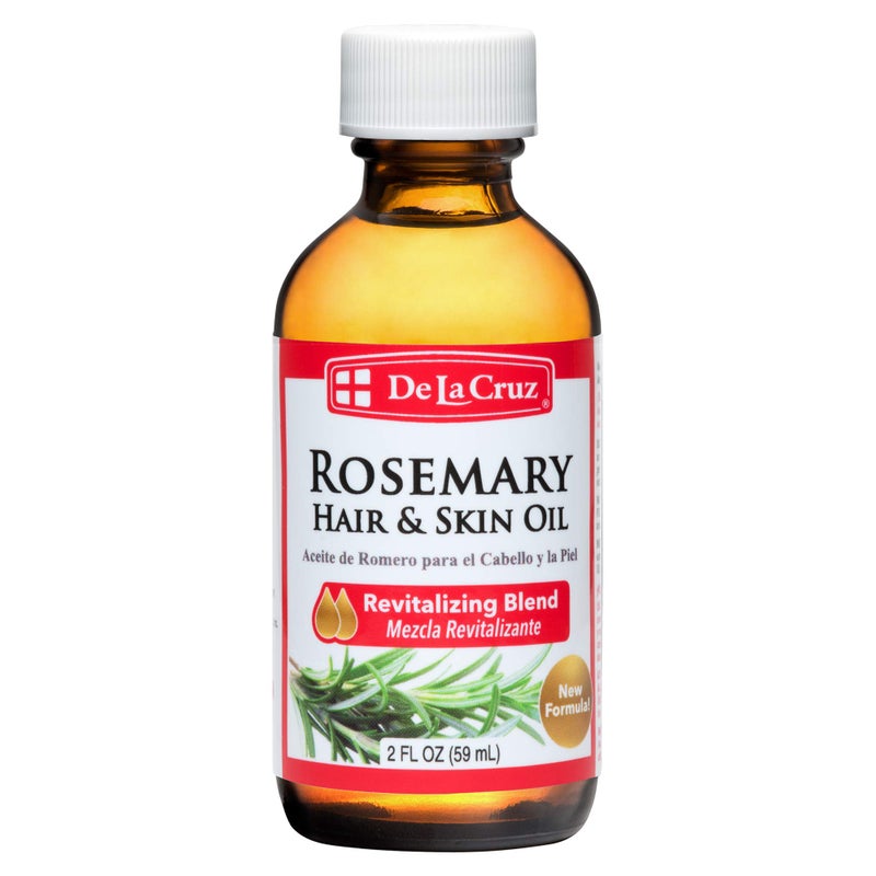 De La Cruz Rosemary Oil Blend Moisturizer with Castor, Avocado and Olive Oil - Topical Use Only 2 FL. Oz. (59 mL) - Image 1