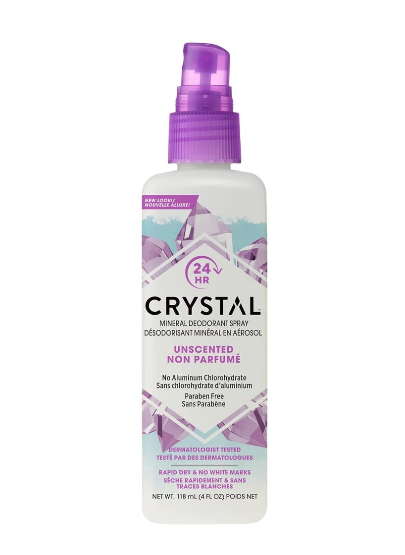 CRYSTAL ESSENCE Crystal, Deodorant Spray, Pump, 4 oz 