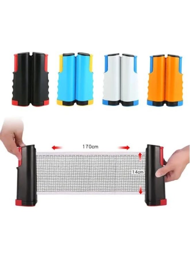 A comfortable table tennis net with quick and easy adjustable setup to elevate your game (multi-colored) - Image 1