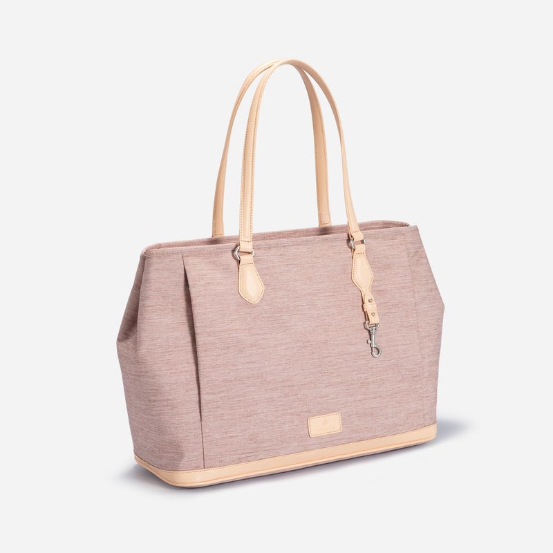 Nordace Siena Pro Tote Grande - Spacious 15 Inch Laptop Work Tote Bag for Everyday & Travel (Pink) - Image 3