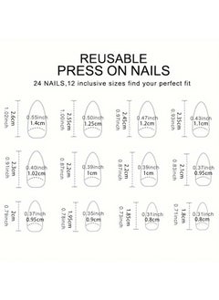 Rozino 96pcs Four-Grid Box Spring/Summer Series Mixed Pink and Candy Color Medium Length Almond Shape False Nails  - Image 3