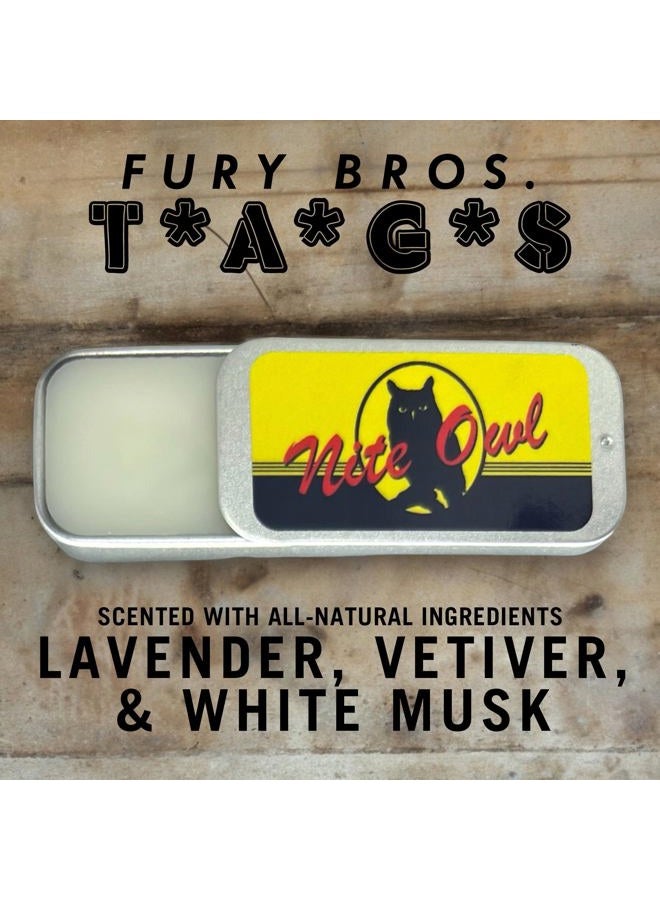 Fury Bros. NITE OWL TAGS SOLID COLOGNE 5ml - Image 3