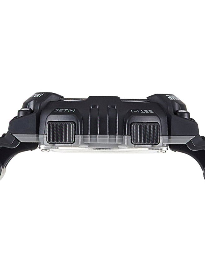 CASIO Men Silicone Analog & Digital Wrist Watch AEQ-110W-1AVDF - 47 mm - Black - Image 3