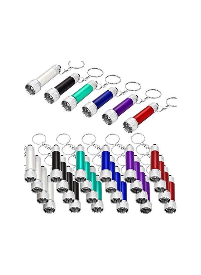 PROMASS promass Pack of 30 Mini LED Torches Keychain Portable 5 Light Bulb LED Torch for Camping Party Favours  - Image 2