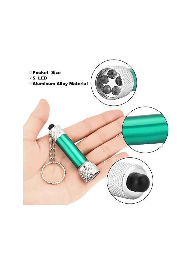 PROMASS promass Pack of 30 Mini LED Torches Keychain Portable 5 Light Bulb LED Torch for Camping Party Favours  - Image 4