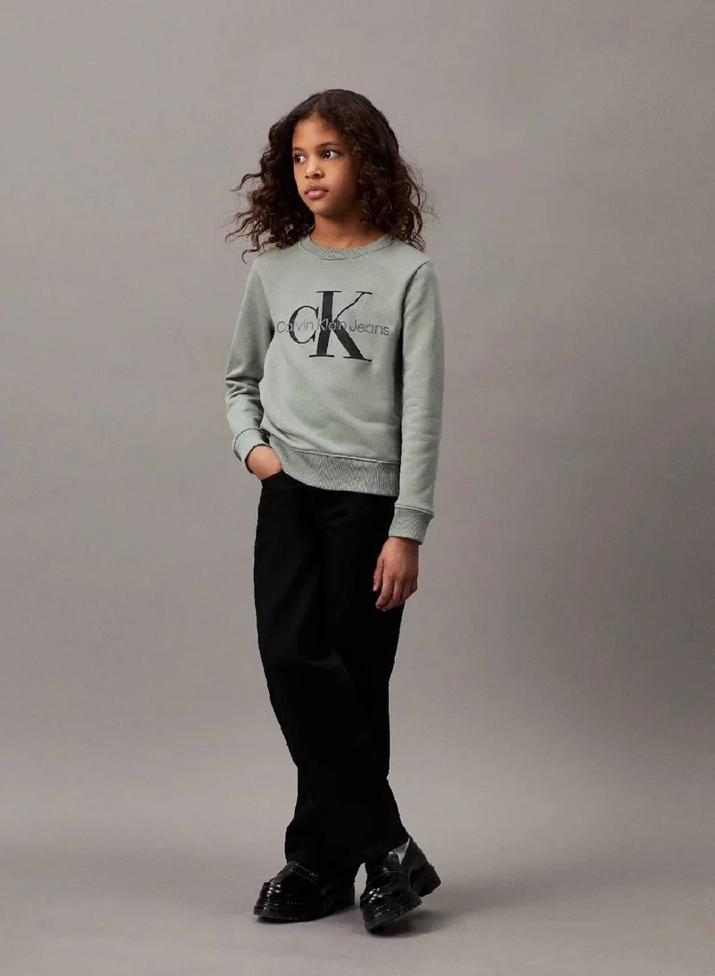 Calvin Klein Jeans  Unisex Logo Sweatshirt  | Best Price UAE