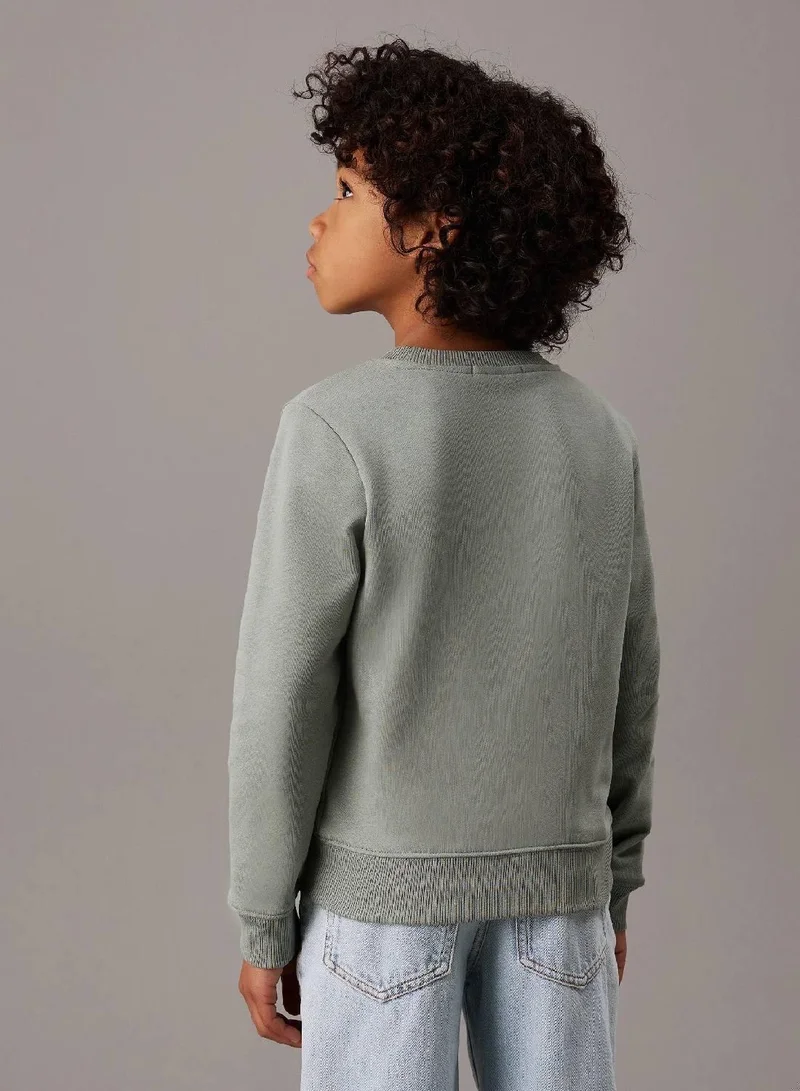 Calvin Klein Jeans  Unisex Logo Sweatshirt  | Best Price UAE