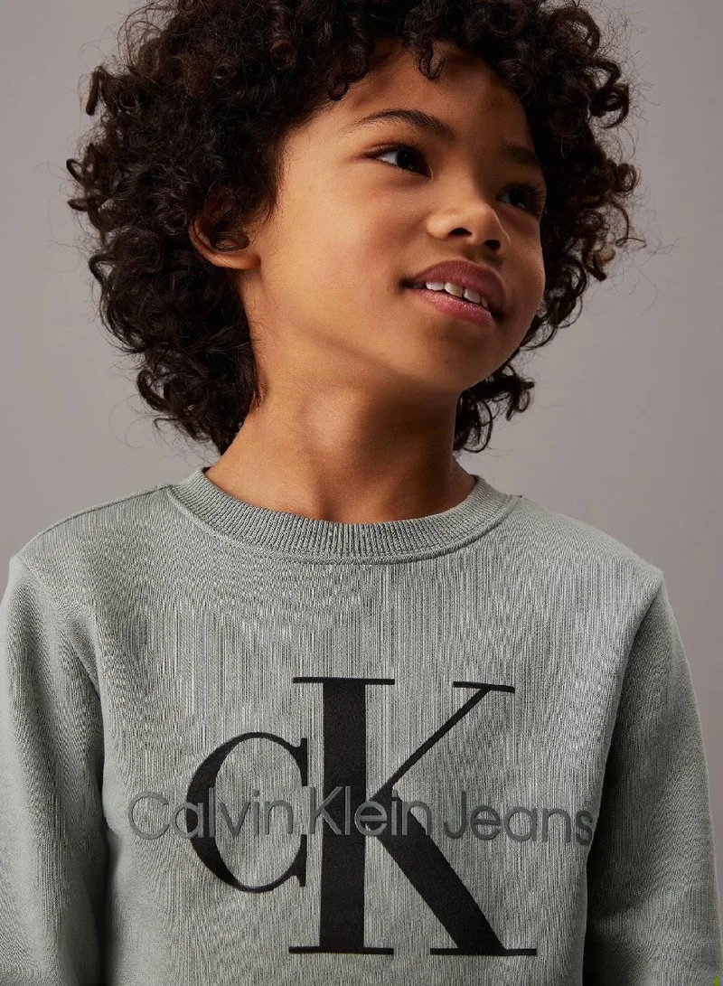 Calvin Klein Jeans  Unisex Logo Sweatshirt  | Best Price UAE