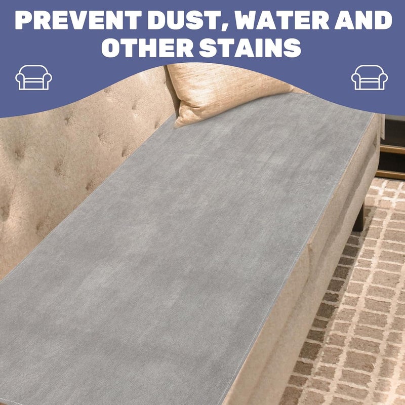 TIDTALEO Waterproof Sofa Cushion Cover 70x120cm Non-Skid Couch Protector Grey Pet Urine Resistant Four-Season Furniture Slipcover for Home Use - Image 5