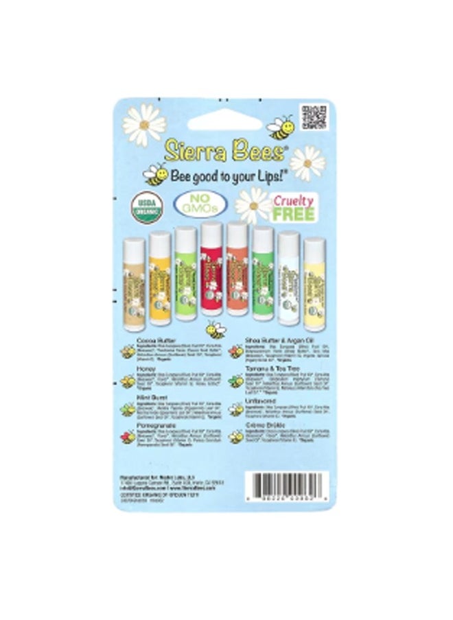 Organic Lip Balms Combo Pack, 8 Pack, 0.15 oz (4.25 g) Each - pzsku/Z215F84000062C5657C83Z/45/_/1740924585/34132f2b-04a1-4572-9d33-75937c3ff73c