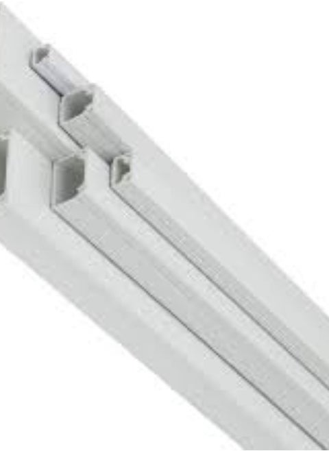 KNP Electrical PVC Trunking with Dimensions of 10mm x 10mm is Designed for Managing and Protecting Very Small Cables or Wires.