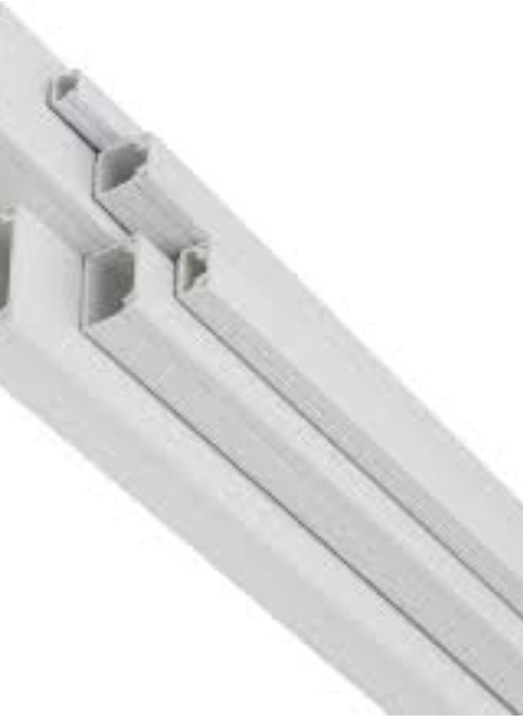 KNP KNP Electrical PVC Trunking with Dimensions of 10mm x 10mm is Designed for Managing and Protecting Very Small Cables or Wires.  - Image 1