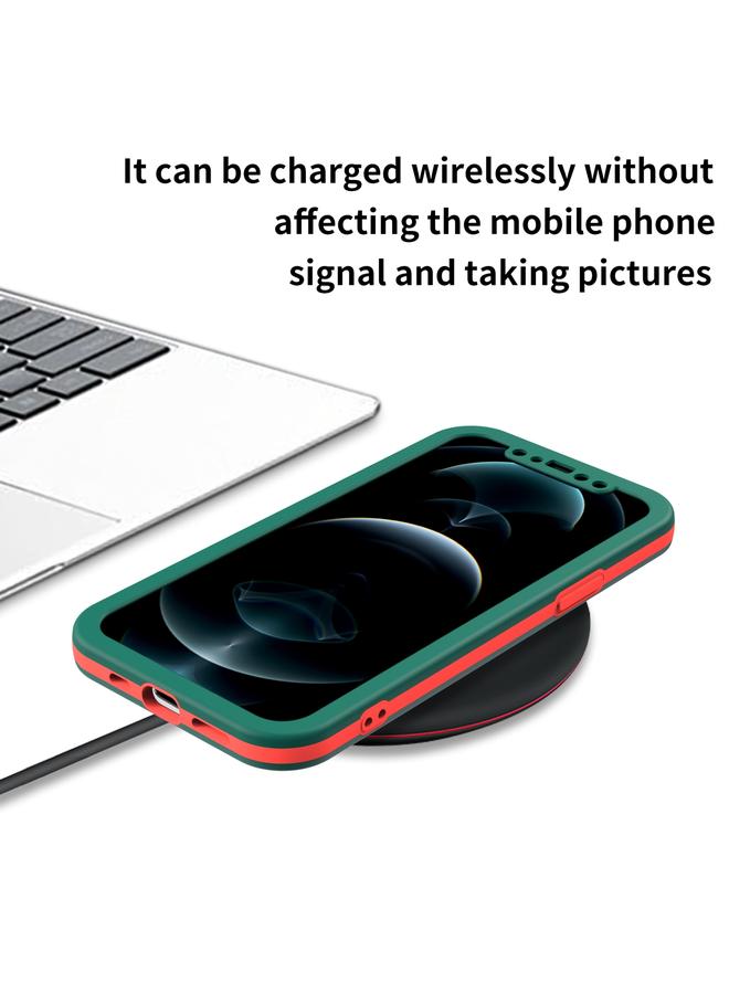 اس-توب جراب لهاتف iPhone 12 Pro Max، جراب حماية كامل بلونين 3 في 1 - Image 4