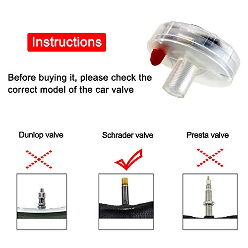 AOTOINK Car Wheel Tire Lights, 4Pcs Solar LED Car Wheel Nozzle Air Valve Cap Light with Motion Sensors Flash Colorful RGB Warning Decorative Neon LED for Cars Motorcycles Bicycles - Image 2