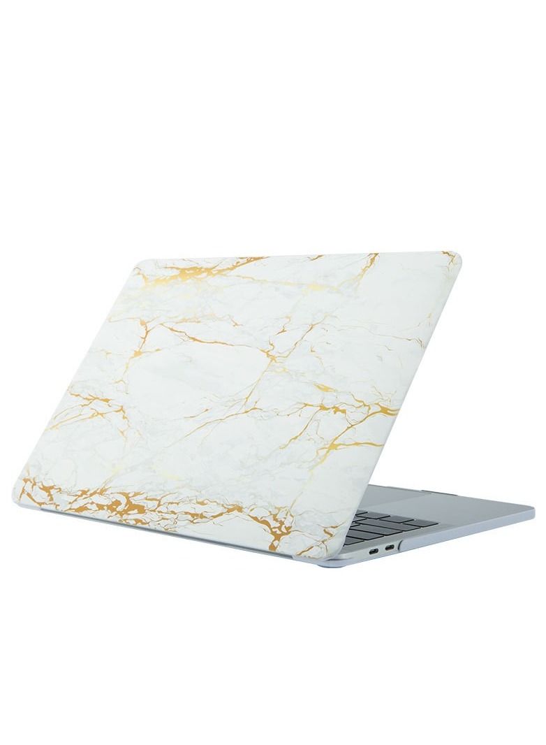 Loquat Suitable For MacBook Frosted Painted Marble Shell Protective Case 