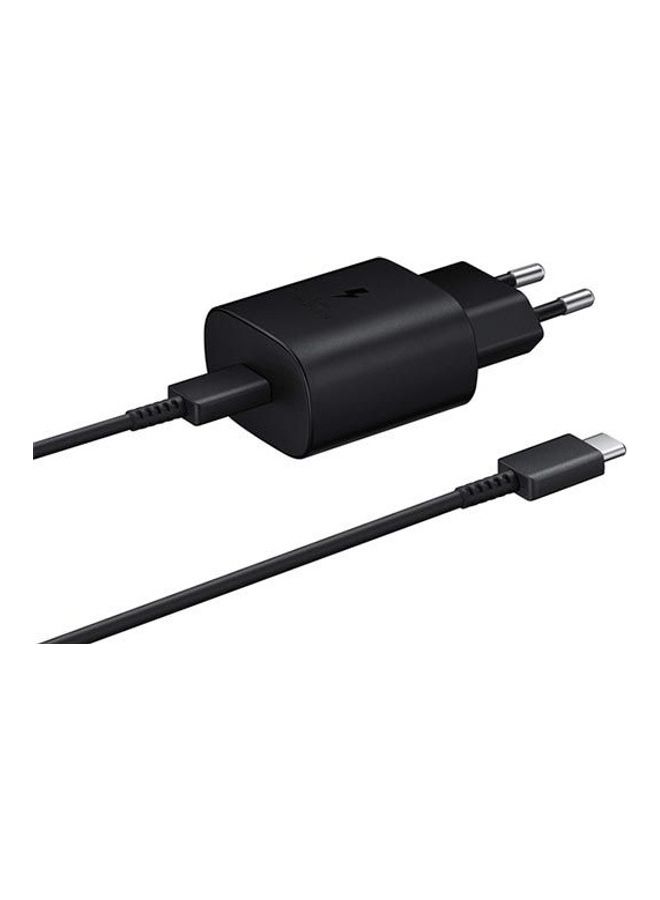 Samsung 25W Travel Adapter With Type-C Charging Cable Black - Image 2
