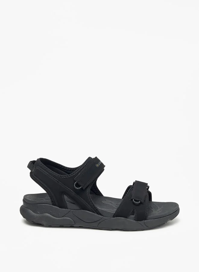 Le Confort Le Confort Logo Print Floaters with Hook and Loop Closure