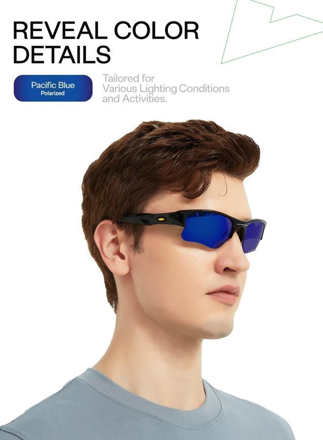 Mryok + Polarized Replacement Lenses for Oakley Hijinx - Pacific Blue - Image 3