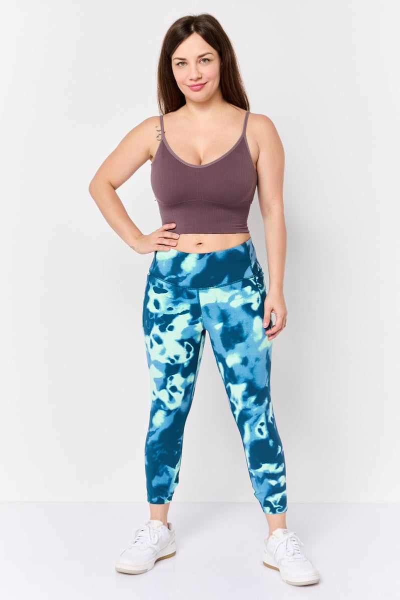 UNDER ARMOUR Women Sportswear Fit Training Ankle Leggings, Multicolor - Image 3