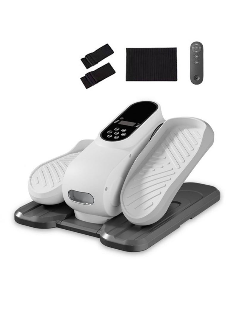 EzzySo آلة المشي الكهربائية معدات إعادة تأهيل كبار السن جهاز تمرين دواسة القدم جهاز رياضي لإعادة تأهيل السكتة الدماغية وشلل نصفي مع جهاز تحكم عن بعد و 12 سرعة قابلة للتعديل - Image 1