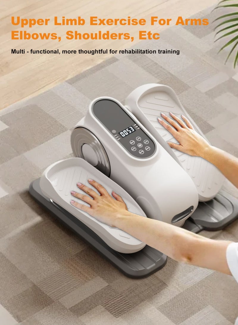 EzzySo آلة المشي الكهربائية معدات إعادة تأهيل كبار السن جهاز تمرين دواسة القدم جهاز رياضي لإعادة تأهيل السكتة الدماغية وشلل نصفي مع جهاز تحكم عن بعد و 12 سرعة قابلة للتعديل - Image 4