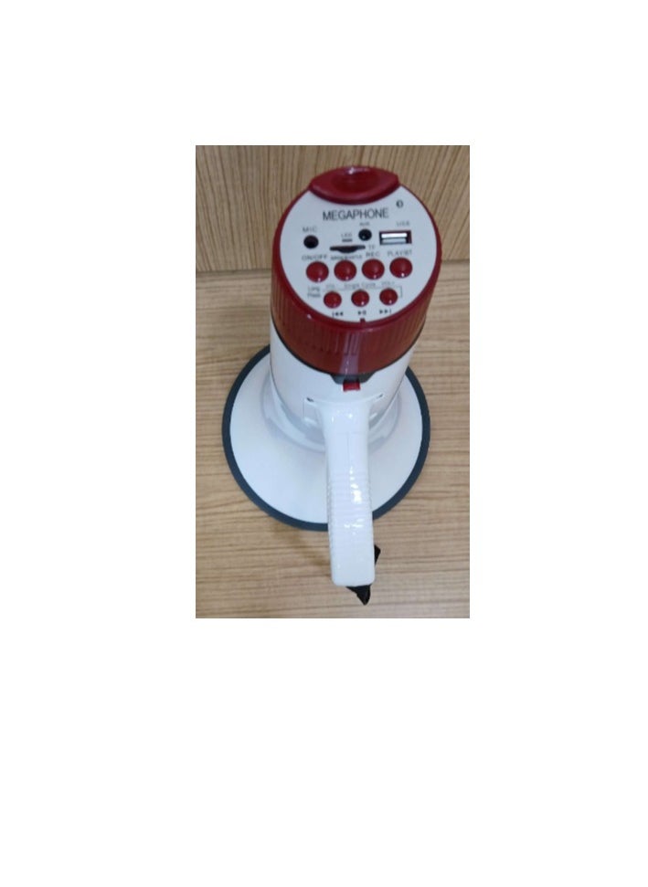 Generic - MGP 02 (Medium) Rechargeable Megaphone Big Power Horn Speaker 30W Portable Loudspeaker Handheld Megaphone - Image 1
