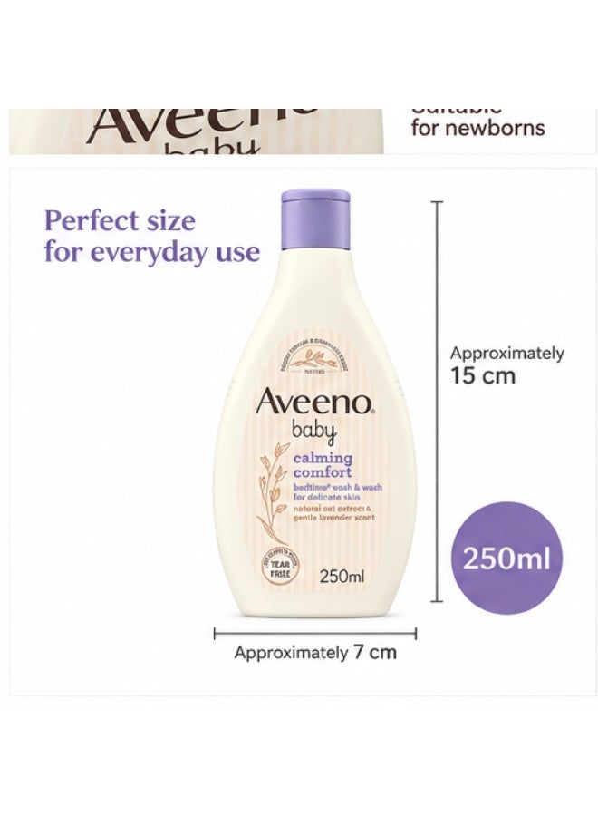 Aveeno Baby Calming Comfort Bath & Wash 250ml - Image 3