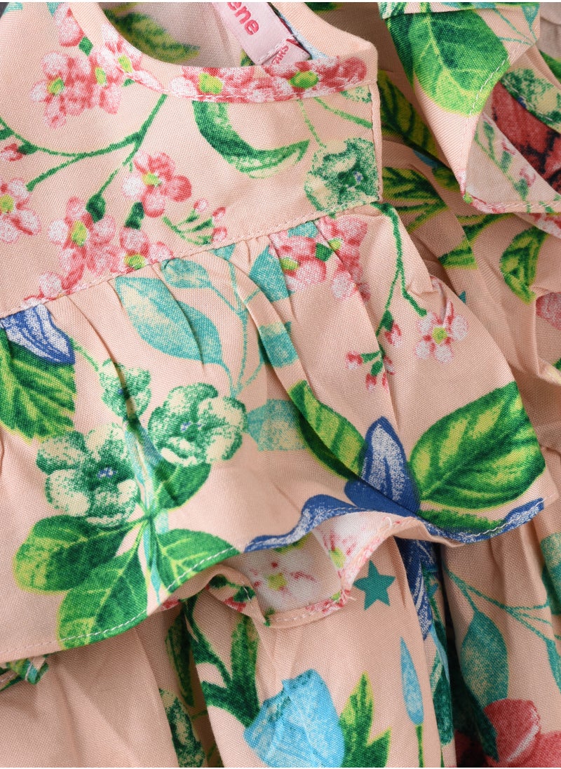 Jelliene Blooming Adventures: Girls' Dress Comfort, Style & Twirls  - Image 4