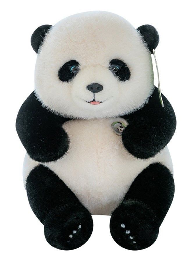 دمية أطفال، دمية باندا، لعبة باندا هوا هوا القطيفة، عالية الجودة، رقيقة وناعمة، ارتفاع 35 سم، نجمة أنثى في عالم الباندا، أفضل هدية عيد ميلاد، هدية للحفلات، هدية تخرج، هدية عيد الطفل - Image 1