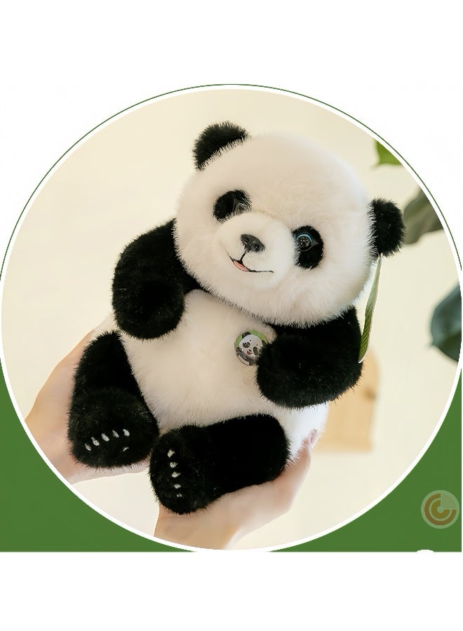 دمية أطفال، دمية باندا، لعبة باندا هوا هوا القطيفة، عالية الجودة، رقيقة وناعمة، ارتفاع 35 سم، نجمة أنثى في عالم الباندا، أفضل هدية عيد ميلاد، هدية للحفلات، هدية تخرج، هدية عيد الطفل - Image 5