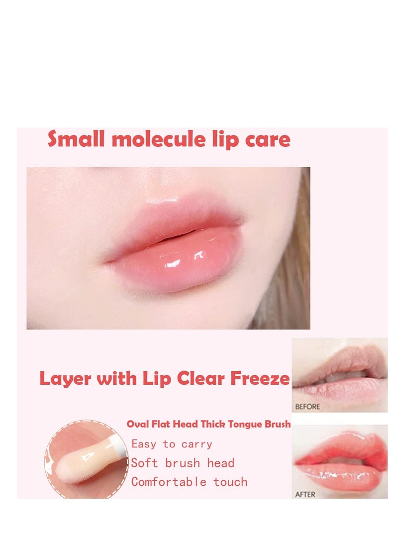 SYOSI Lip Glow Oil Transparent Toot Lip Oil Portable Plumping Moisturizing Clear Lip Gloss for Dry and Chapped Lips Natural Nourishing Lip Care Deep Repair Use with Lipstick 3PCS - Image 5