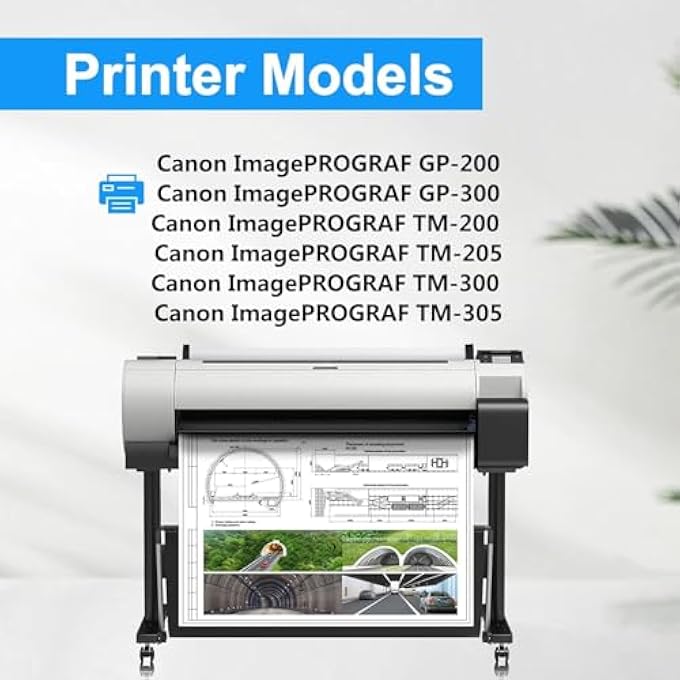 PFI-120 INK CARTRIDGE WITH LATEST CHIP COMPATIBLE WITH CANON IMAGEPROGRAF TM-200 TM-205 TM-300 TM-305 (MATTE BLACK) - Image 3