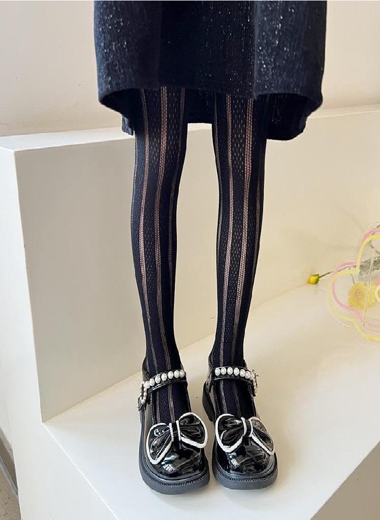 Eckek - Girls Spring Summer Tights Lace Stocking Fishnet Trousers Cotton One-Piece Pantyhose New Style Baby - Image 1