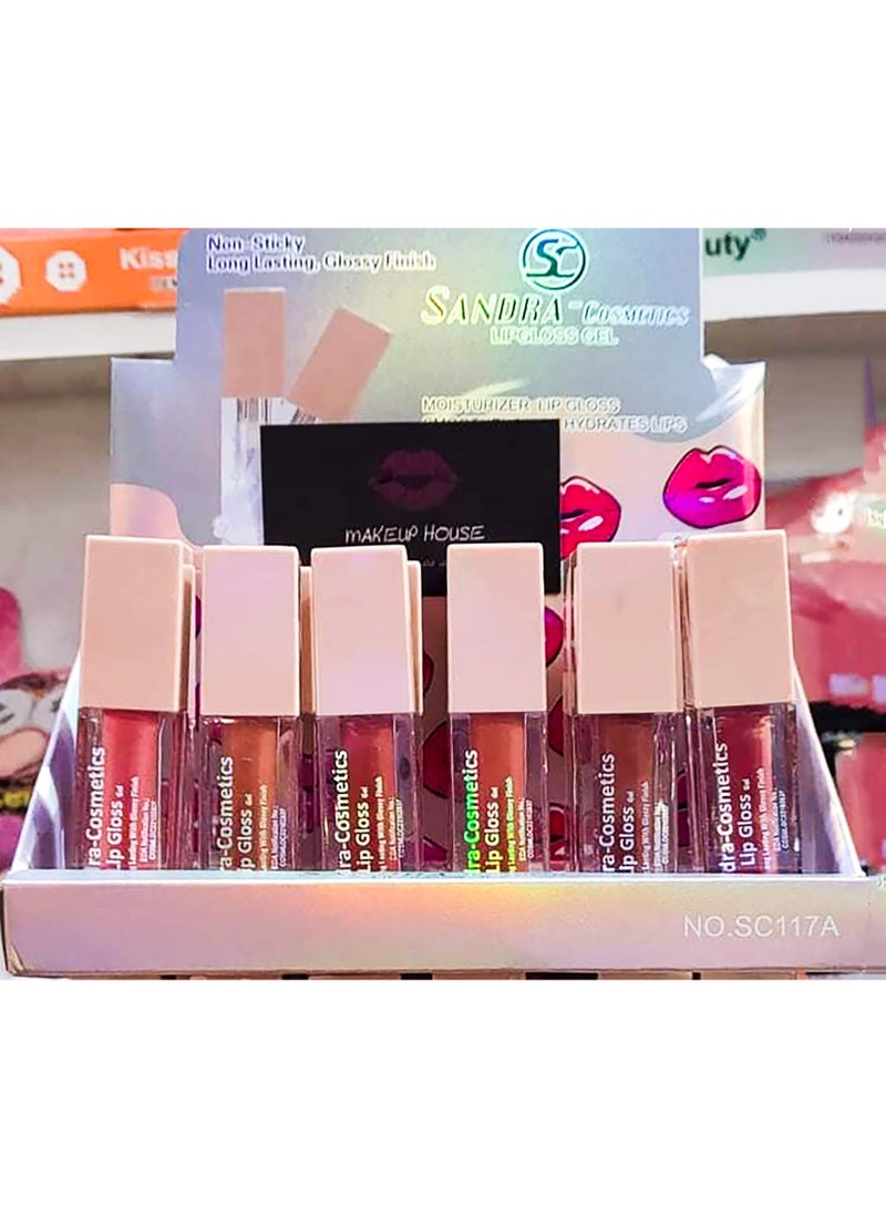 Sandra Liquid Gel Lip Gloss. Gives a glossy finish. Color 164 - Image 5