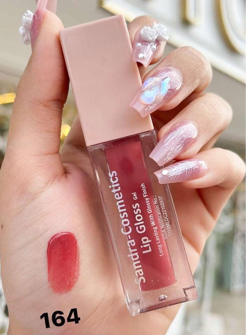 Sandra Liquid Gel Lip Gloss. Gives a glossy finish. Color 164 - Image 1
