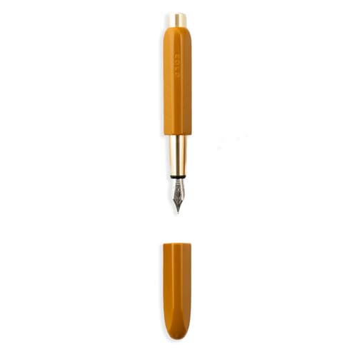 Kolo Tino Acrylic Fountain Pen, Refillable Ink, Medium Point, Sunny - Image 1