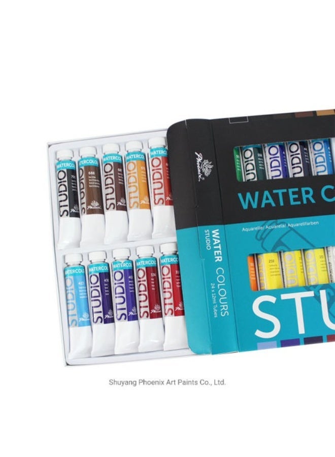 فينيكس فونيكس - الوان مائية عصار 24 لون 12ملم - Image 2