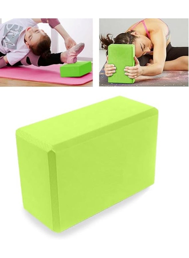مكعب اليوجا عالي الكثافة من سبورت كيو، إسفنج EVA غير قابل للانزلاق، لتحسين التمدد في اليوجا والبيلاتس واللياقة البدنية (عبوة من قطعتين) - Image 5